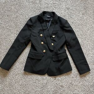 Black Formal Basic Balmain Jacket
